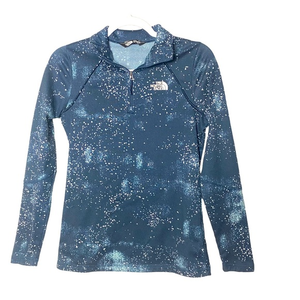 The North Face Pullover Sweatshirt 1/4 Zip Stars Galaxy Size S Womens‎